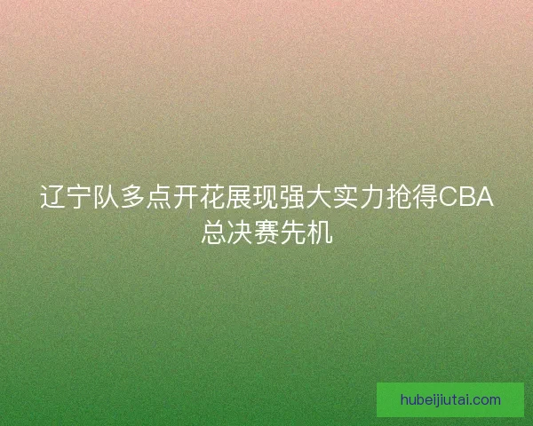 辽宁队多点开花展现强大实力抢得CBA总决赛先机 辽宁队多点开花展现强大实力抢得CBA总决赛先机